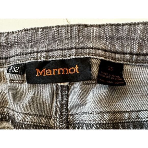 Marmot Straight Leg Jeans Gray Wash Men’s Sz 36x32 - Picture 5 of 6